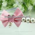 teenage pearl hair clip decorative satin ribbon hair bow